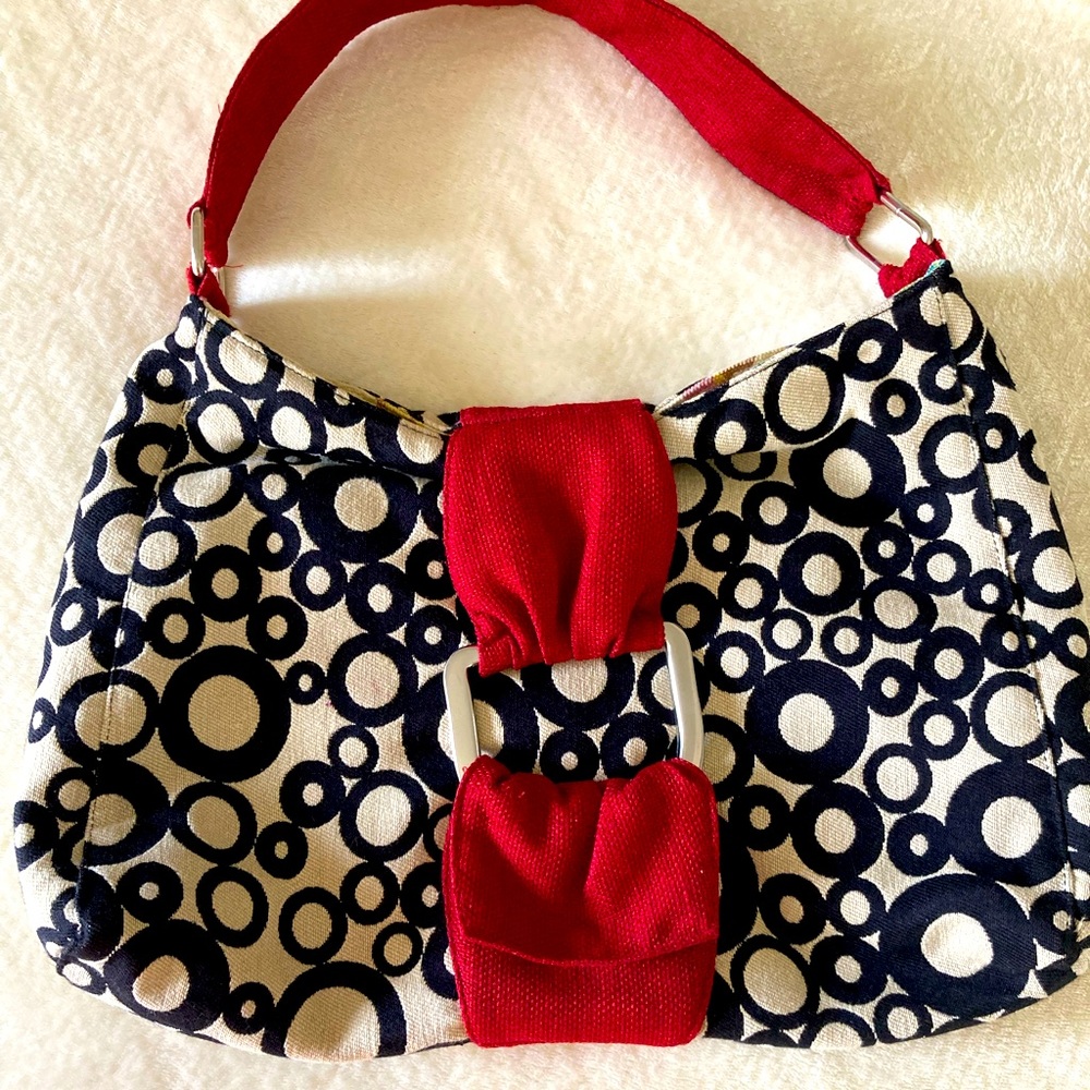 Reversible Purse in Tapestry Fabric